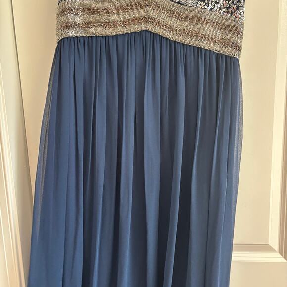 Adrianna Papell Women’s Beaded Gown 16 Mother of the Bride Groom Formal - Picture 5 of 14